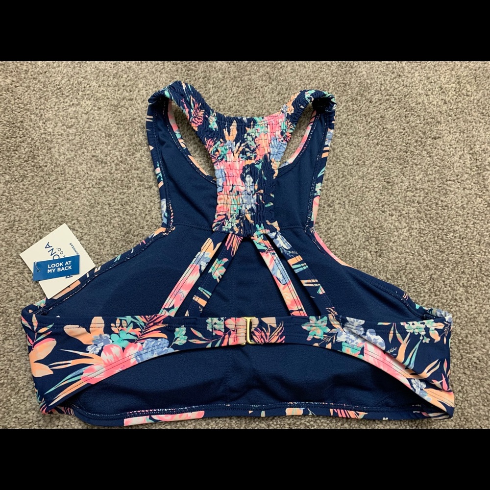 Juniors Arizona jean co Large racerback bikini top